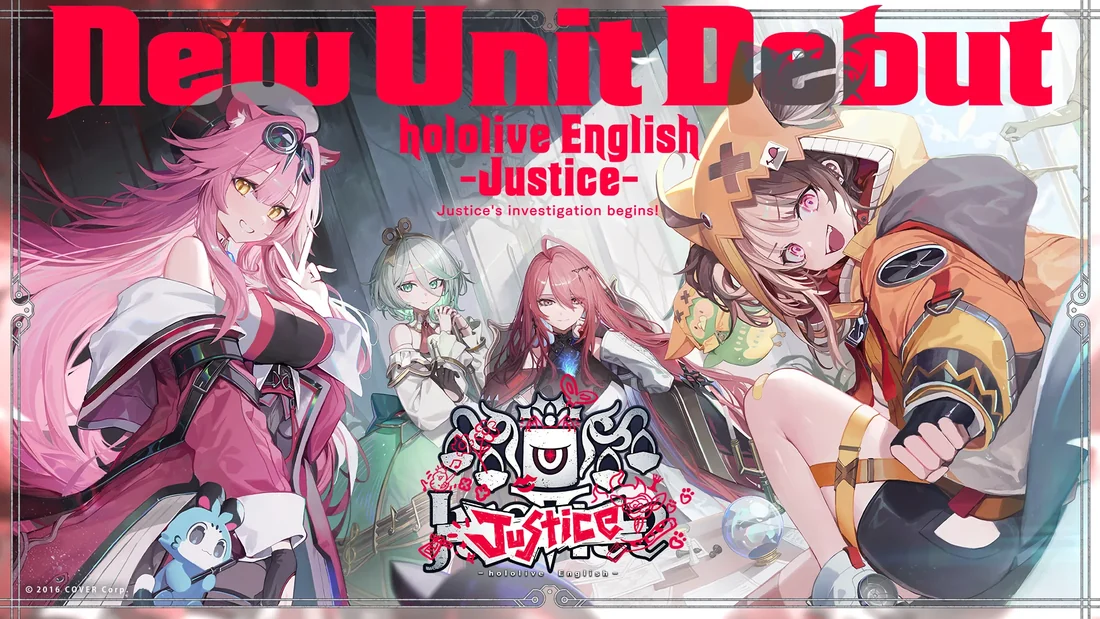 Visual for this record: hololive-english-justice-branch-launch-2023