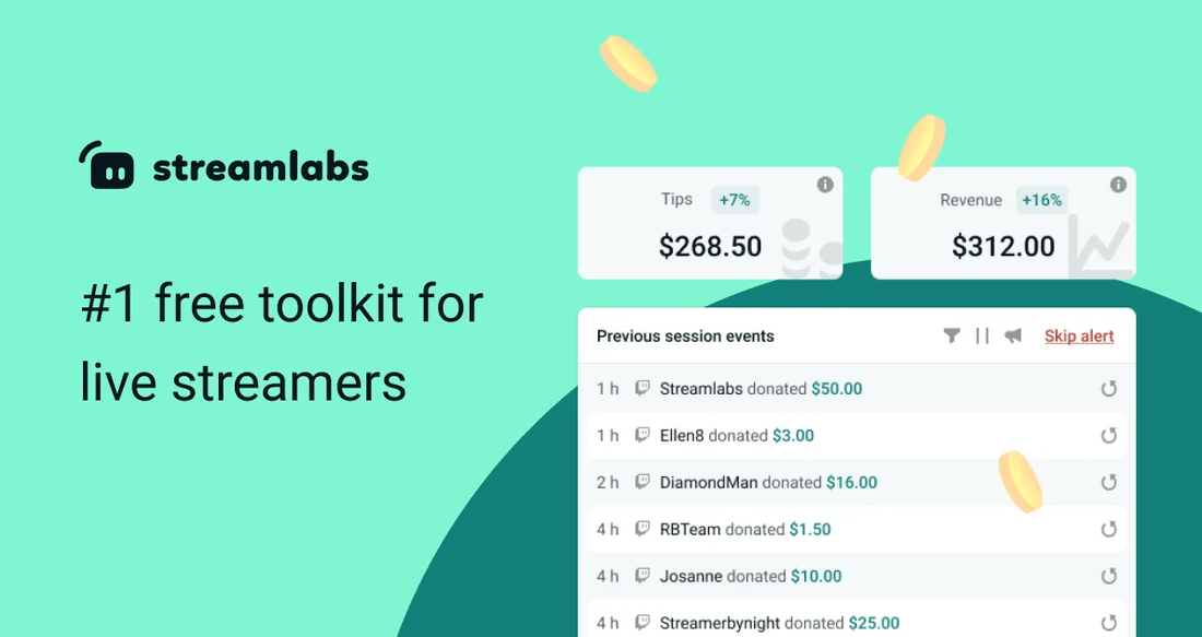 Visual for this record: Streamlabs Desktop packages OBS's scene model with its own widgets