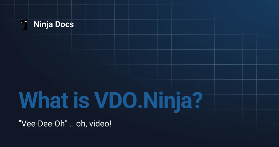 Visual published with the cited source for this record: VDO.Ninja routes video peer-to-peer, not through its own servers